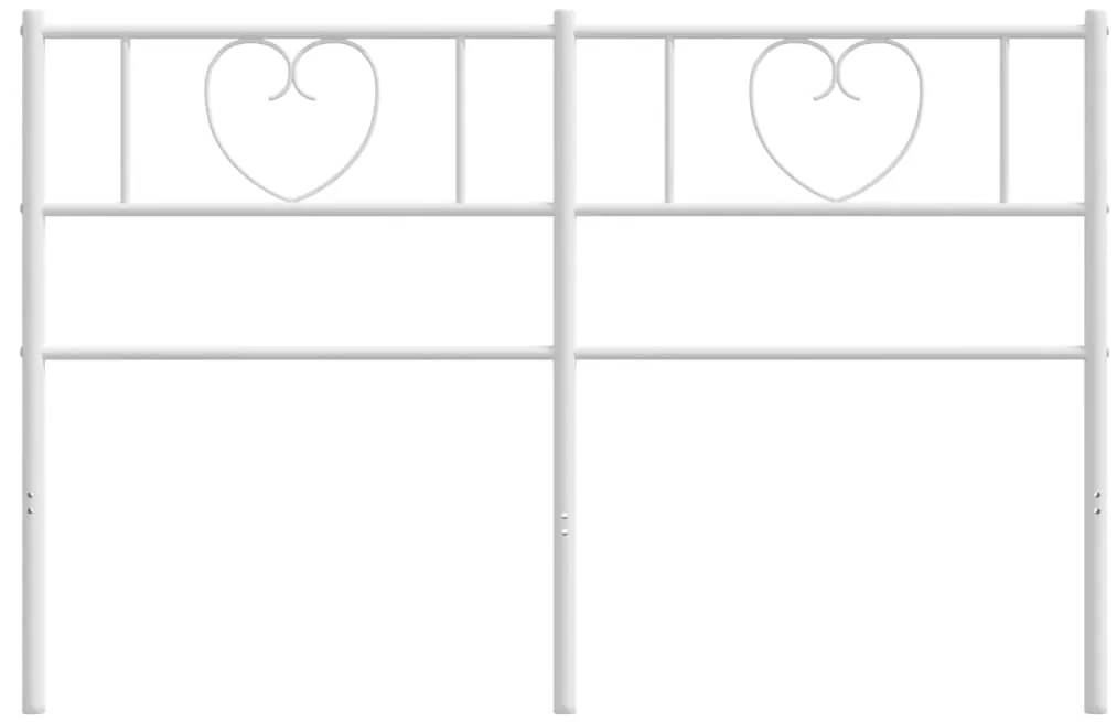 Cabeceira de cama 150 cm metal branco