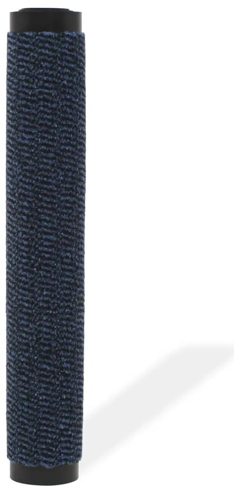 Tapete controlo de pó retangular tufado 60x90 cm azul