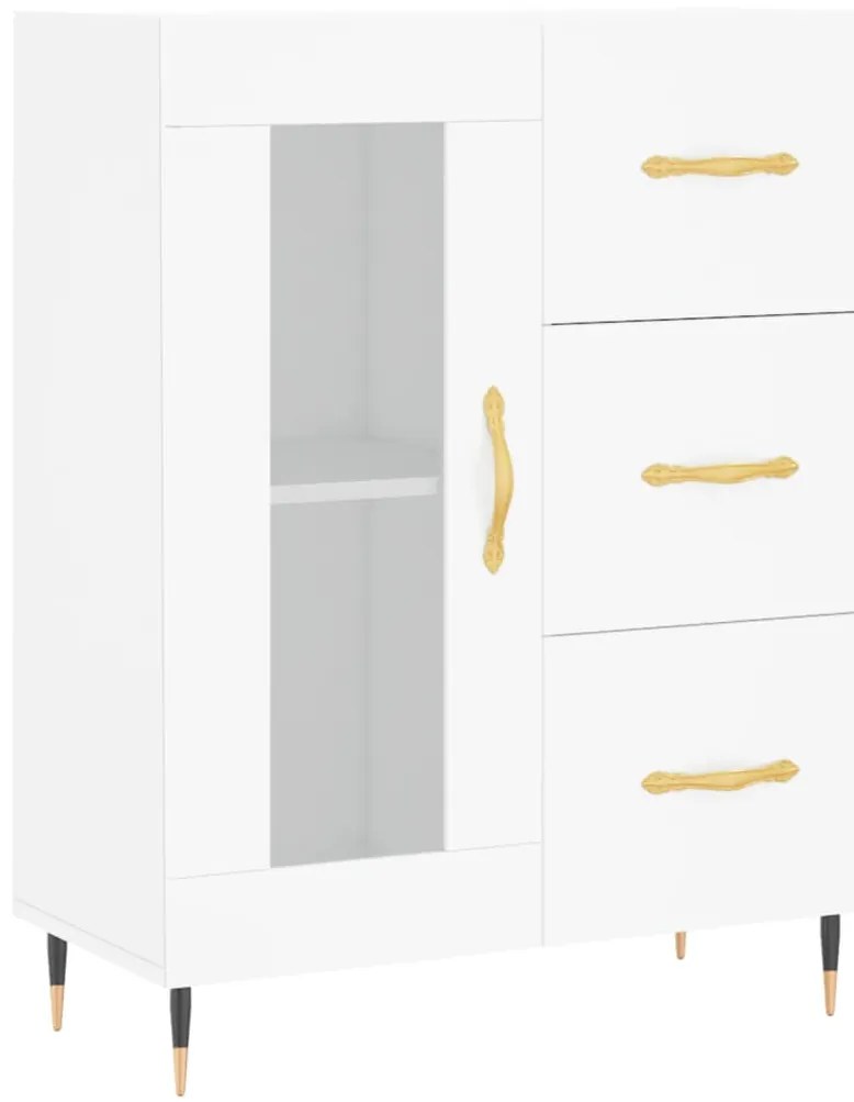Armário alto 69,5x34x180 cm derivados de madeira branco