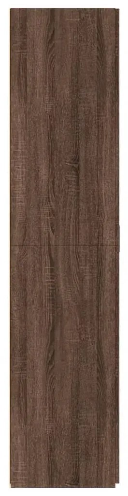 Armário alto 70x42,5x185 cm derivados madeira carvalho castanho