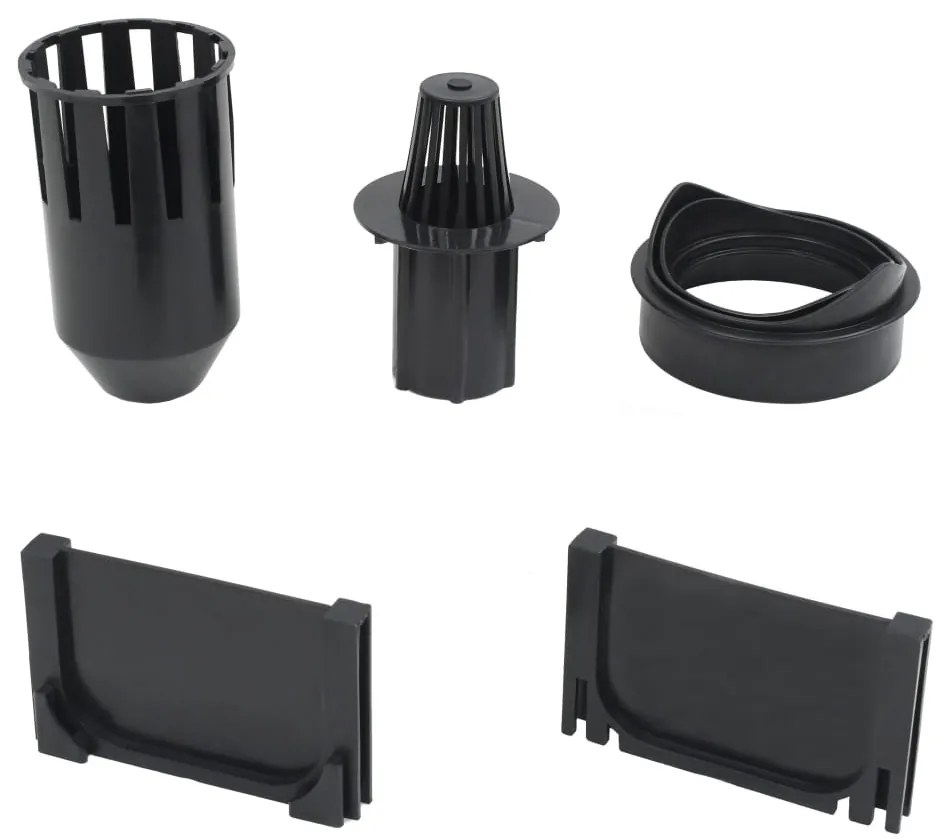 Canais de drenagem 3 pcs plástico 3 m