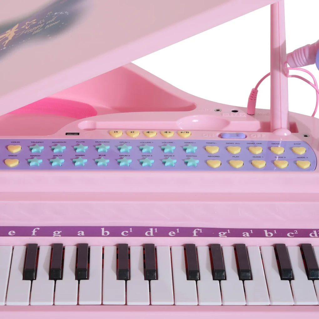 37 Chaves Crianças Piano Musical Piano Eletrônico Teclado Brinquedo  Instrumento Musical Brinquedo com Microfone para Meninos Meninas Mais de 3  Anos de Idade : : Brinquedos e Jogos