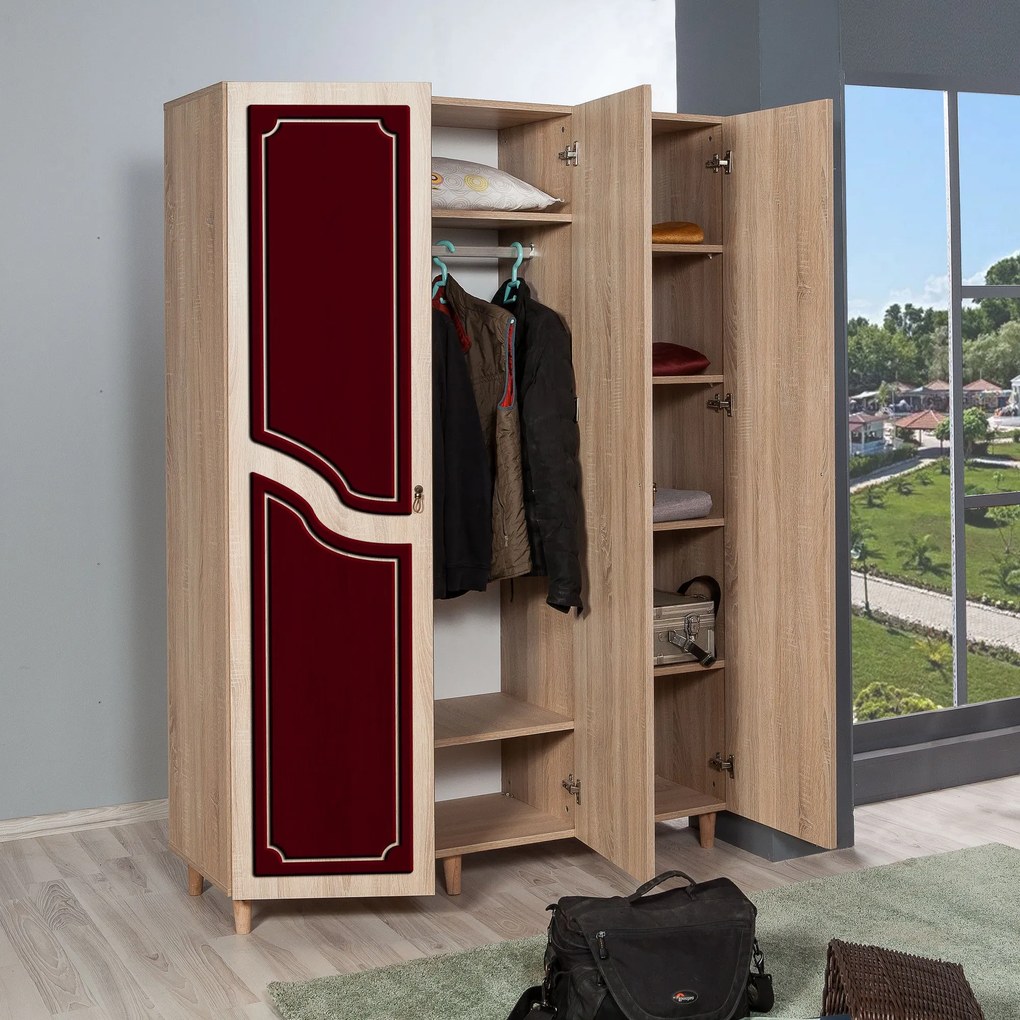 Roupeiro Mode – Carvalho Sonoma – 135x192x52 cm