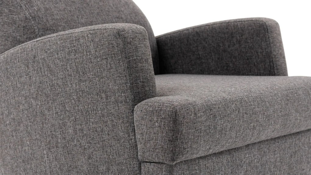 Cadeira Wing Kana – Cinzento Escuro – 76x91x87 cm