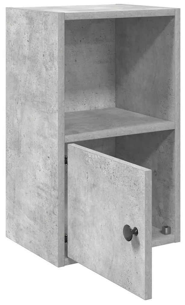Estante 31x24x52 cm derivados de madeira cinzento cimento