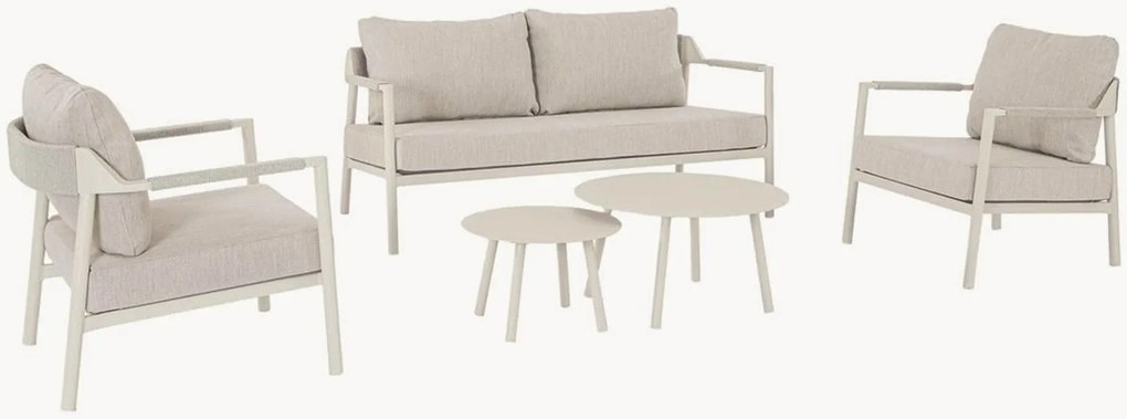 Conjunto lounge de jardim Ropery, conjunto de 5