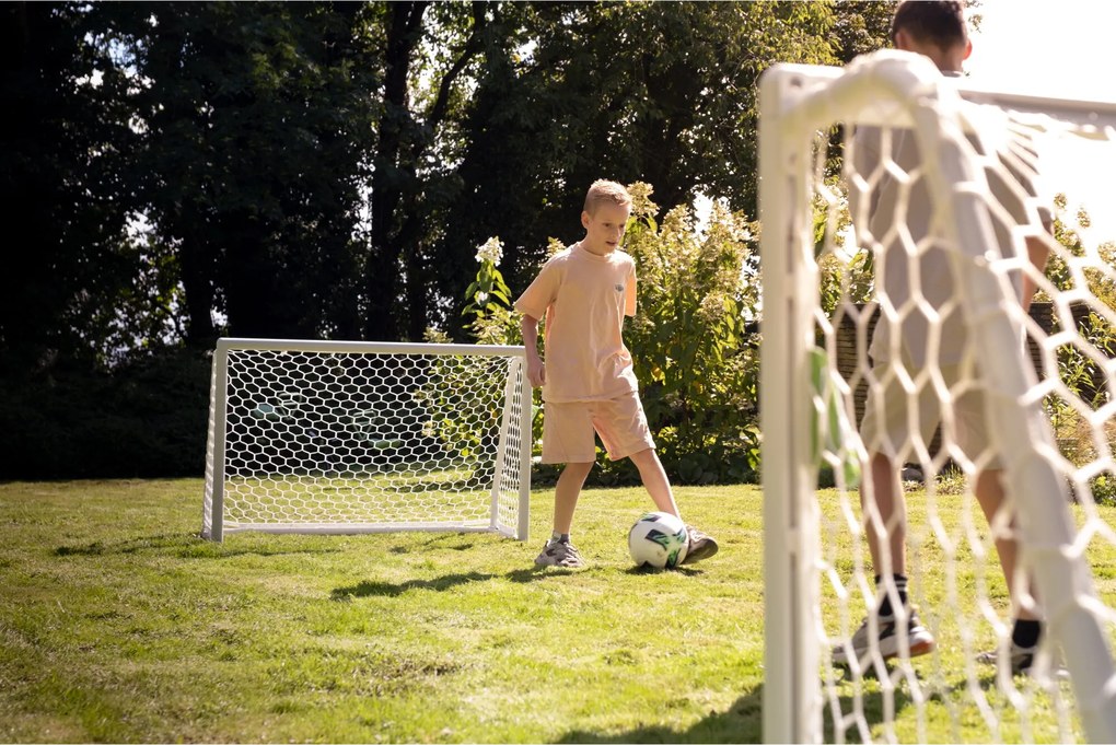 Baliza de futebol em alumínio Scala 120 x 80 cm - branca