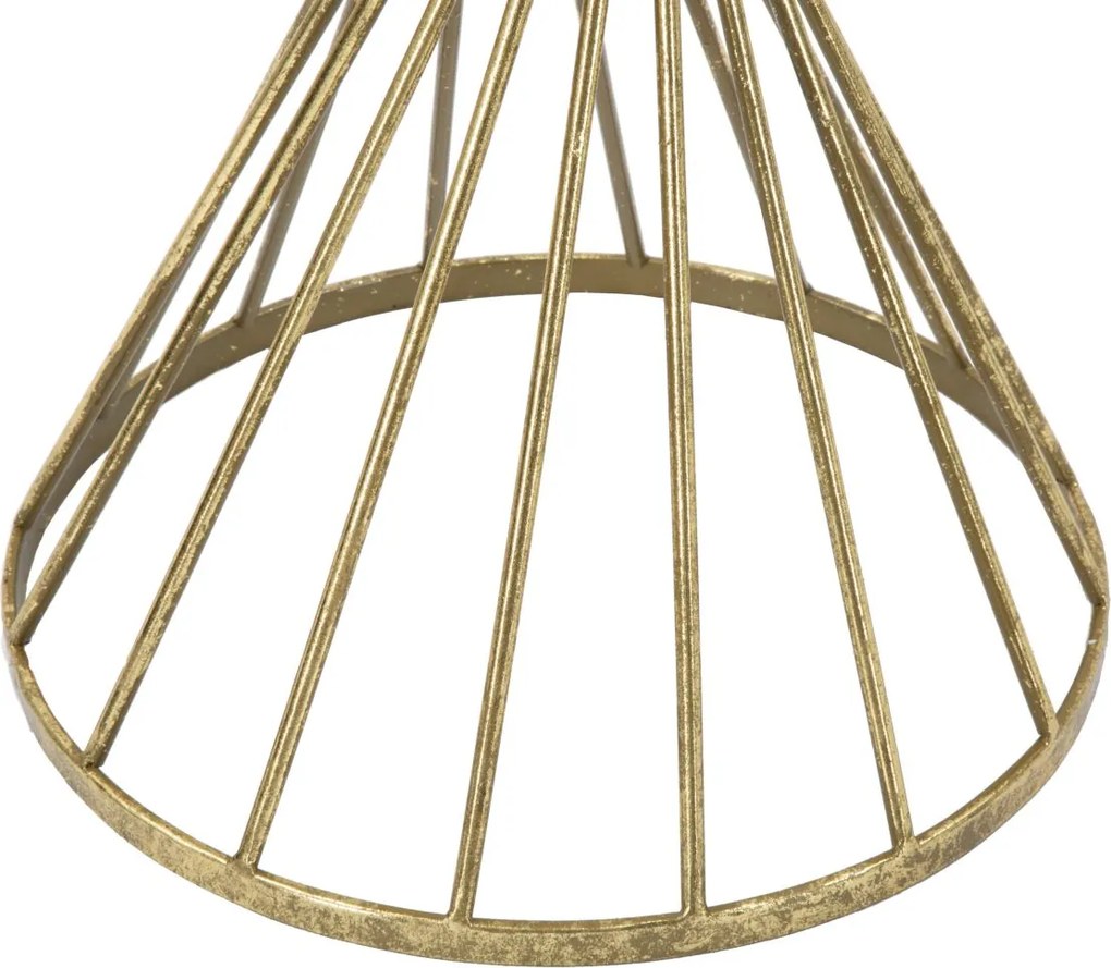 MESA DE APOIO HYPNOS Ø 35X70 CM DOURADA