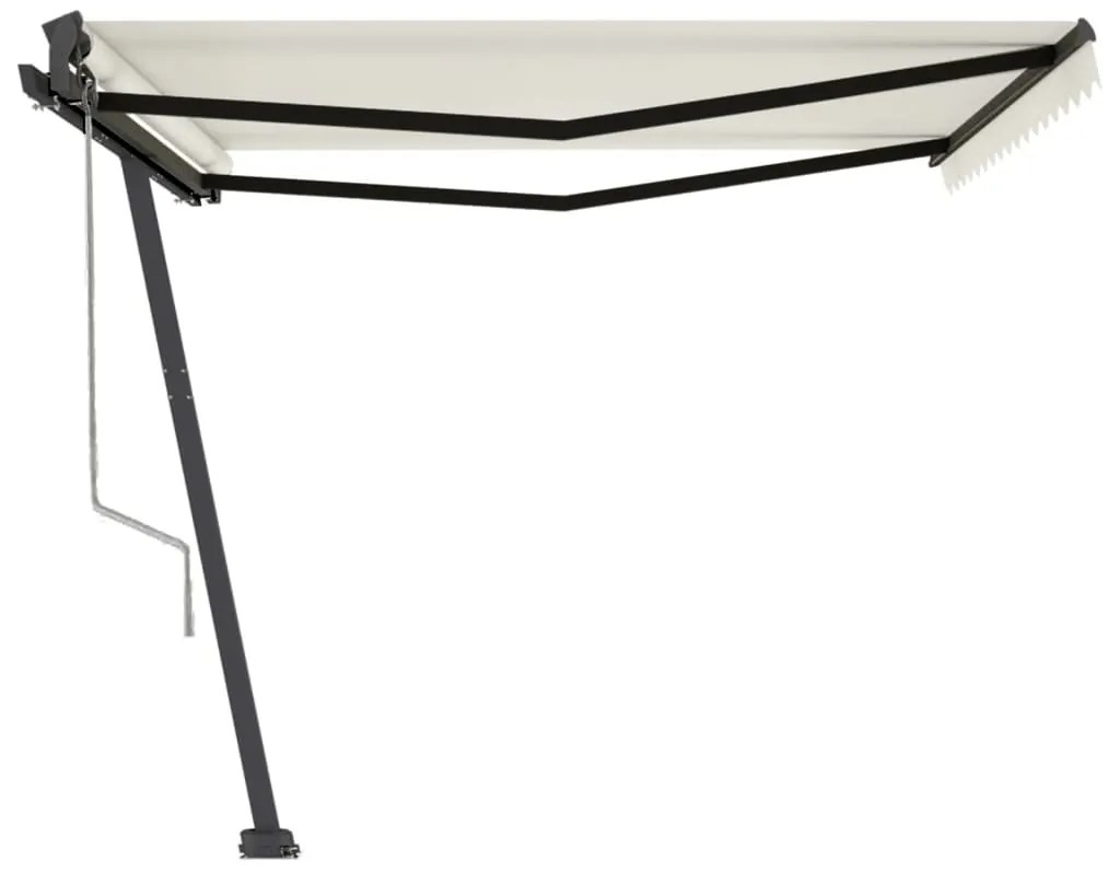 Toldo automático independente 450x350 cm cor creme