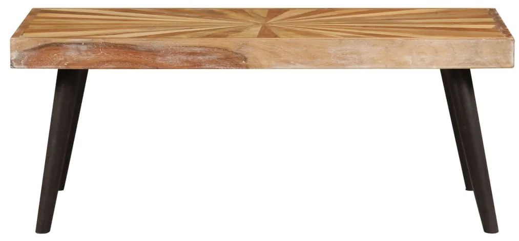 Mesa de centro madeira de mangueira maciça 90x55x36 cm