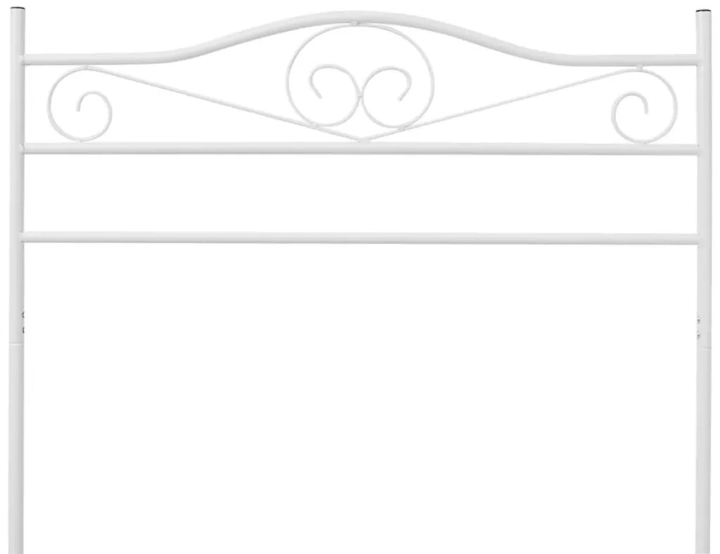 Bengaleiro de aço com prateleira, branco