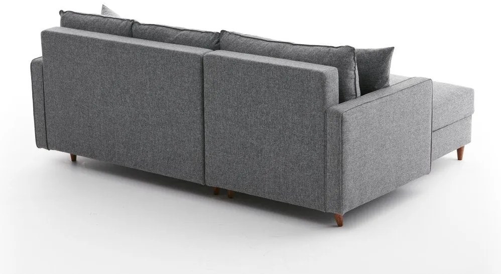 Sofá de Canto Eva – Cinza – 210x82x195 cm