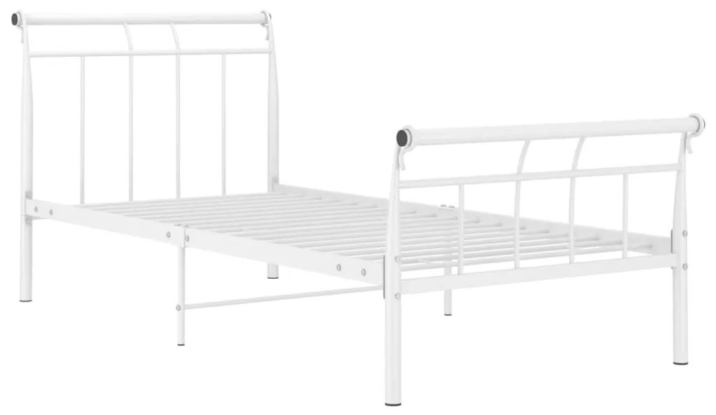 Estrutura de cama metal 90x200 cm branco