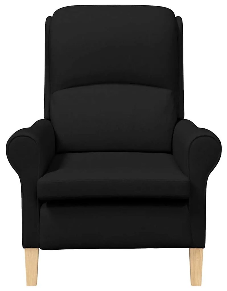 Poltrona Preta 52 cm em Tecido