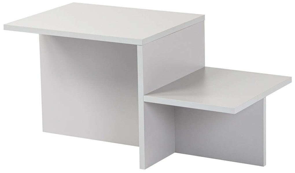 Mesa de Centro Harmony – Cinza – 80 cm x 40 cm x 40 cm