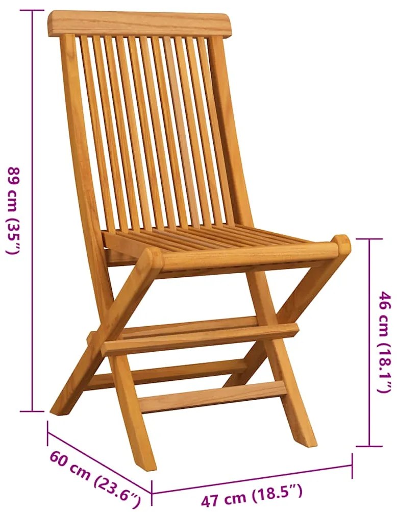 Cadeiras de jardim c/ almofadões cinza-acast. 8 pcs teca maciça