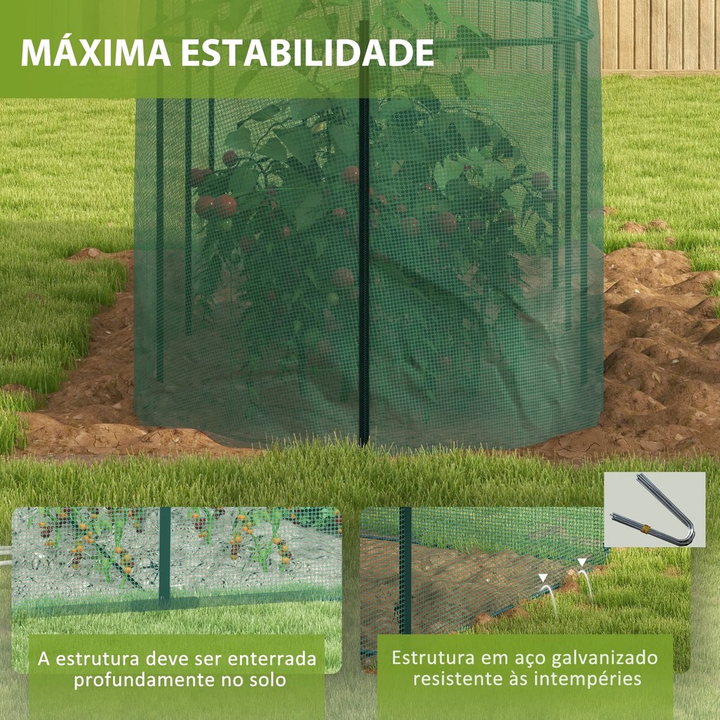 Estufa de Jardim Estufa para Plantas Estufa de Exterior com Porta com