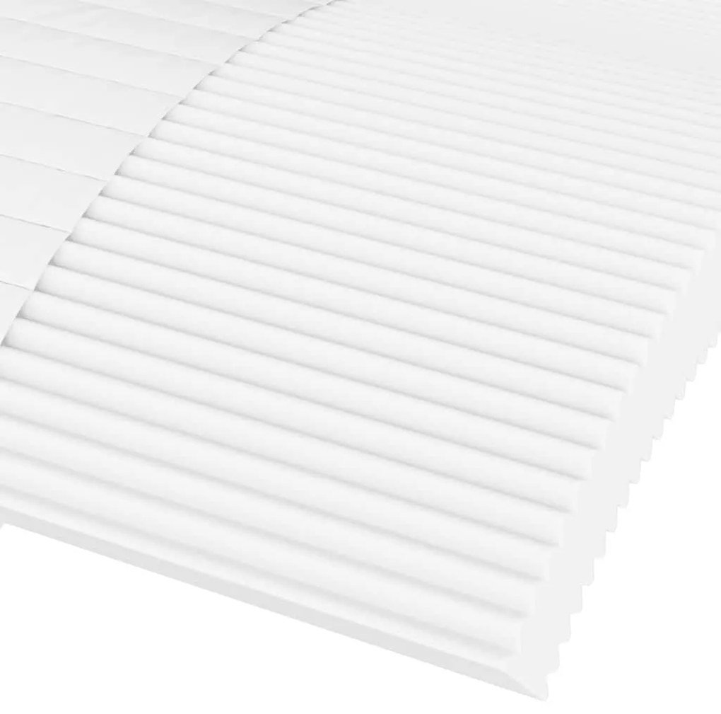 Colchão de espuma 80x220 cm dureza H2 H3 branco