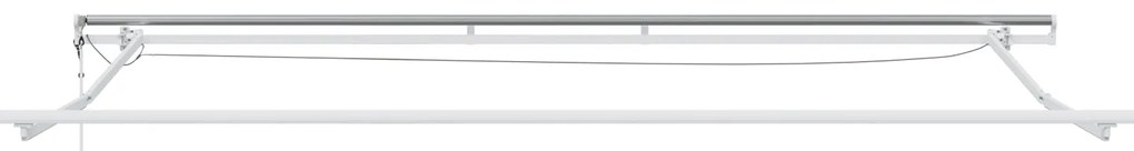 Toldo Retrátil Automático vidaXL com LED Cinza Claro 450x350 cm, Tecid