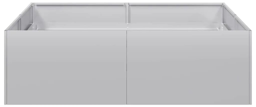 Vaso/floreira 100x100x30 cm aço galvanizado