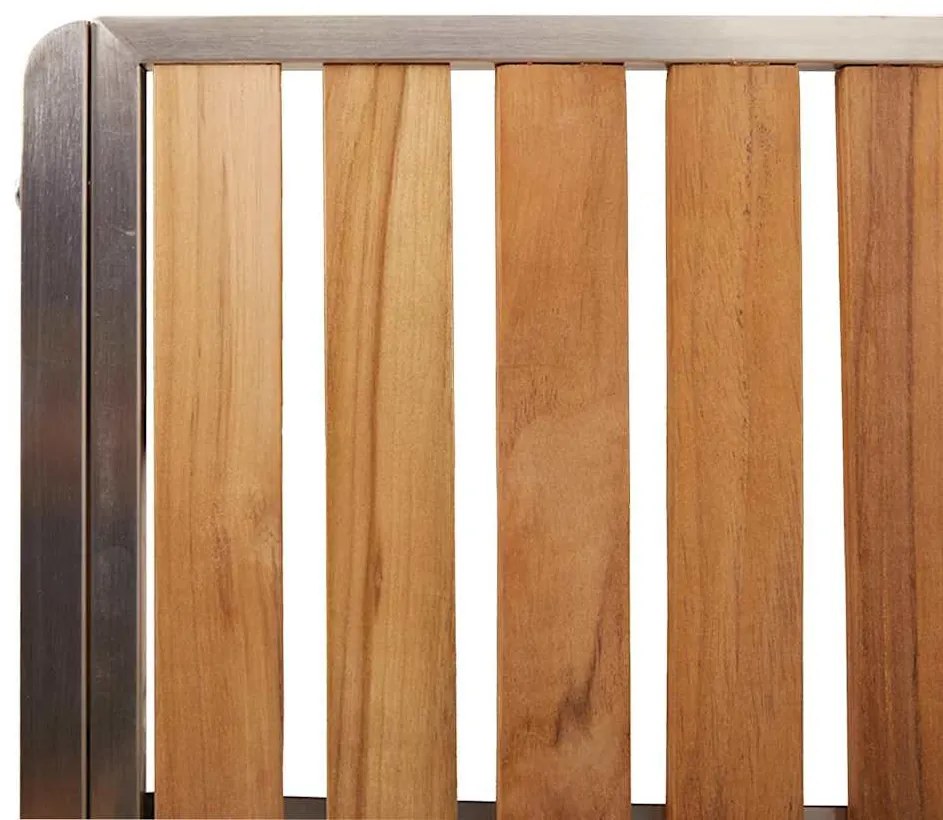 Conjunto de Jantar de Jardim vidaXL 5 Peças Madeira de Teca Maciça