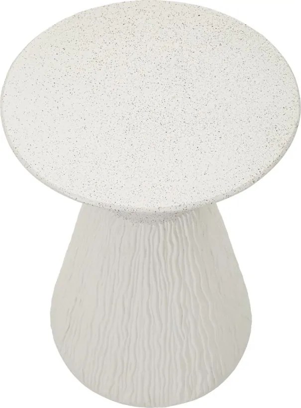 MESA DE APOIO CONE Ø 40X53 CM CREME