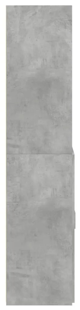Armário alto 70x42,5x185 cm derivados madeira cinzento cimento