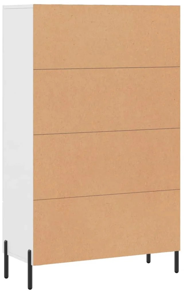 Aparador alto 69,5x31x115 cm derivados de madeira branco