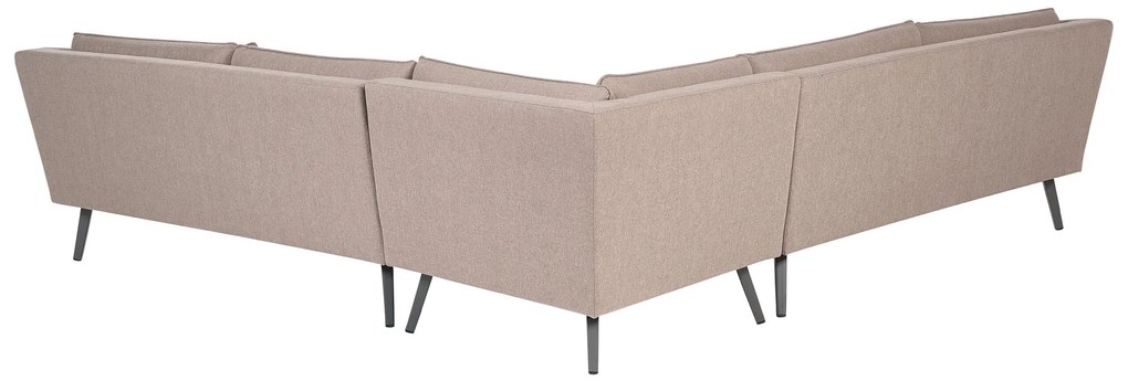 Sofá de jardim modular 5 lugares creme LORETELLO Beliani