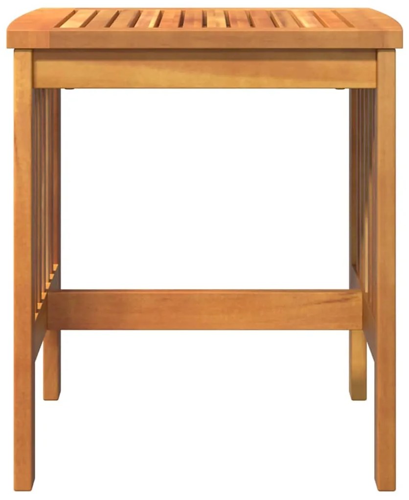 Mesa Lateral de Jardim vidaXL Castanho 45x45x50 cm em Madeira de Acáci