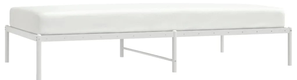 Estrutura de cama 107x203 cm metal branco