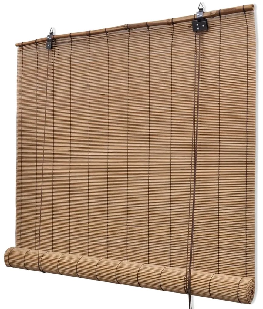Estore/persiana em bambu 80x220 cm castanho
