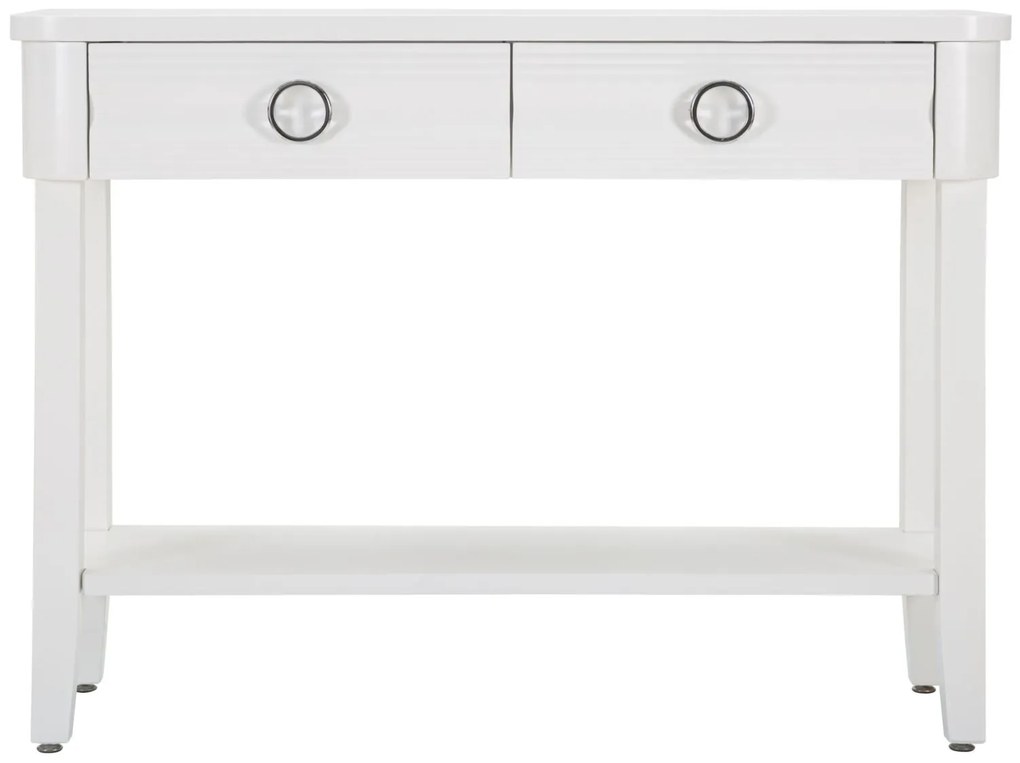 MESA CONSOLA SHINE 110X40X82 CM BRANCO