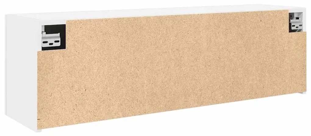 Armário parede p/ casa banho 100x25x30 cm deriv. madeira branco