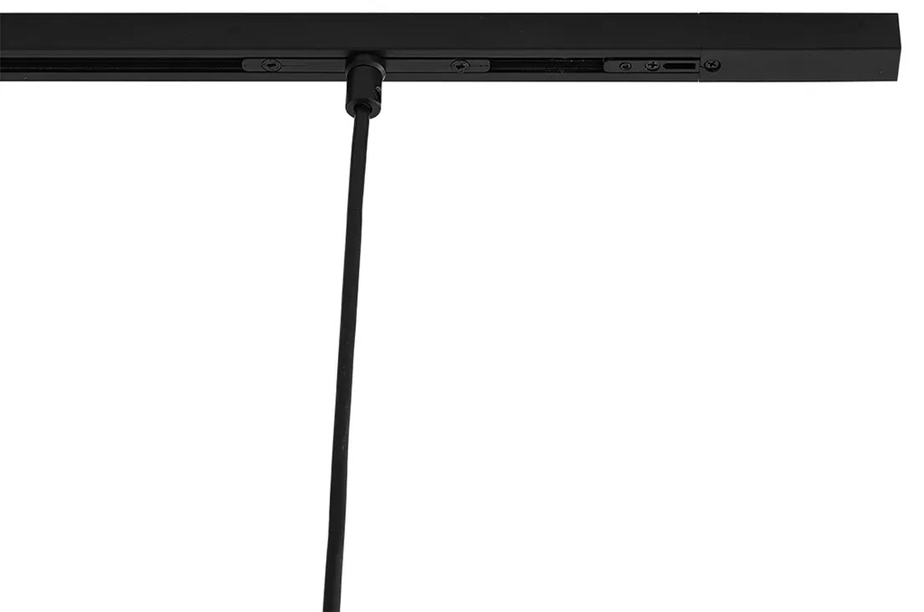 Sistema de iluminação de trilho moderno com 6 pendentes bronze monofásico - Slimline Keno