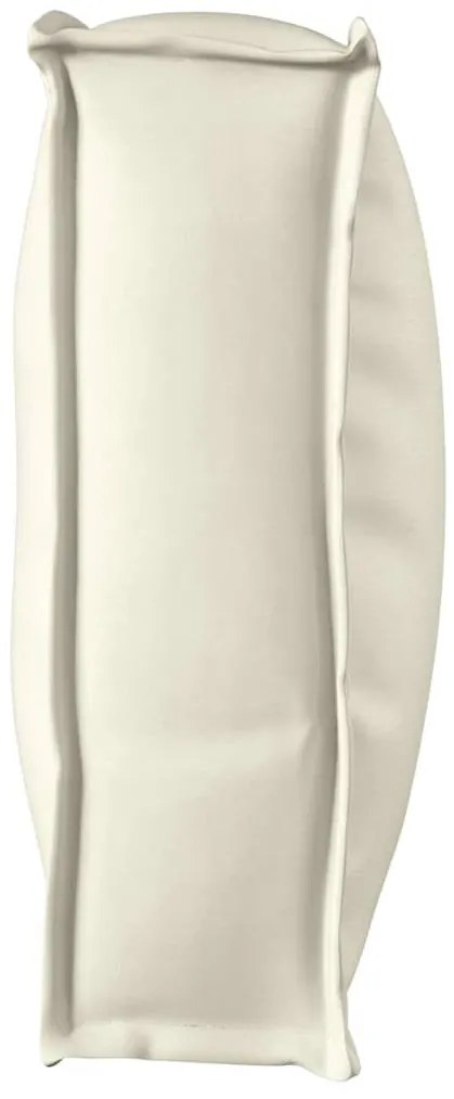 Capa de Almofada para Encosto Creme 120x40x12 cm em Tecido Oxford