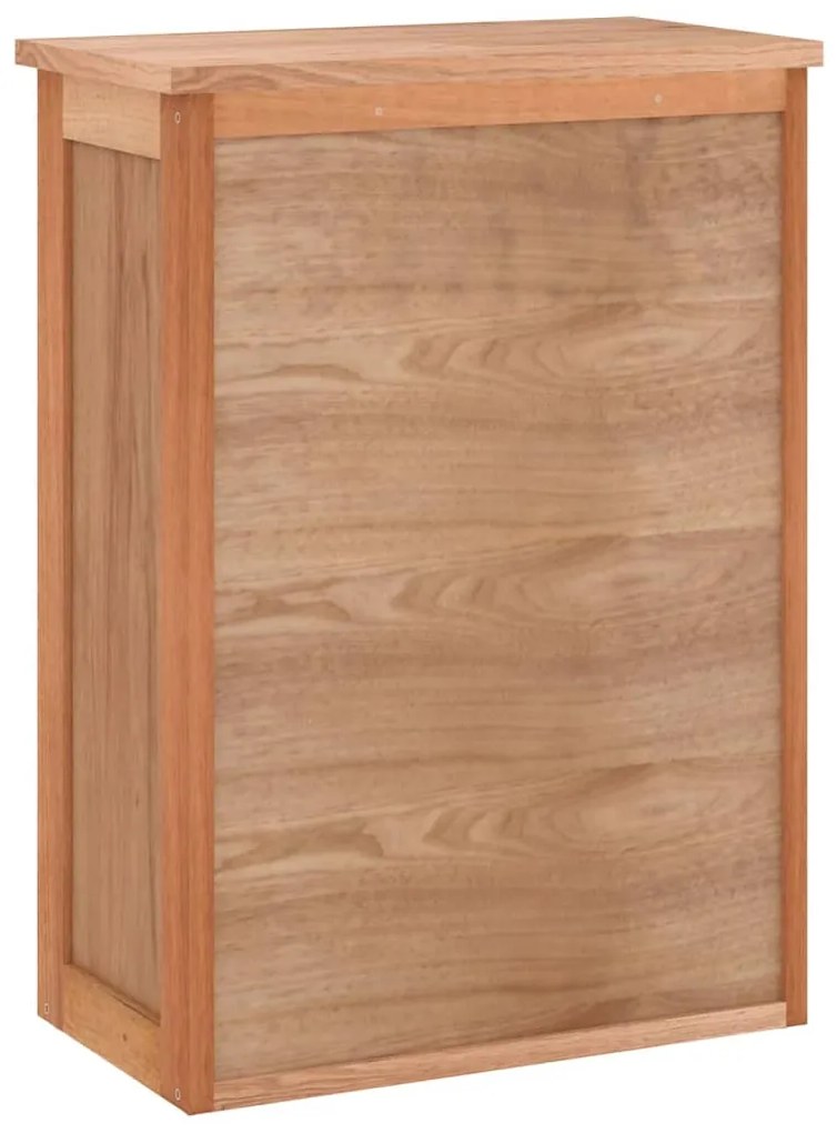 Armário de casa de banho de parede 42x23x60 cm nogueira maciça