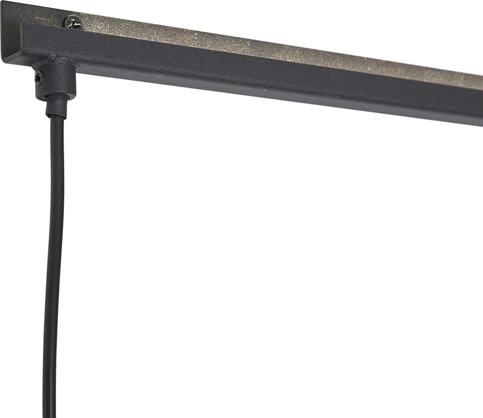 Candeeiro de parede moderno preto Incl. LED - Letterbox