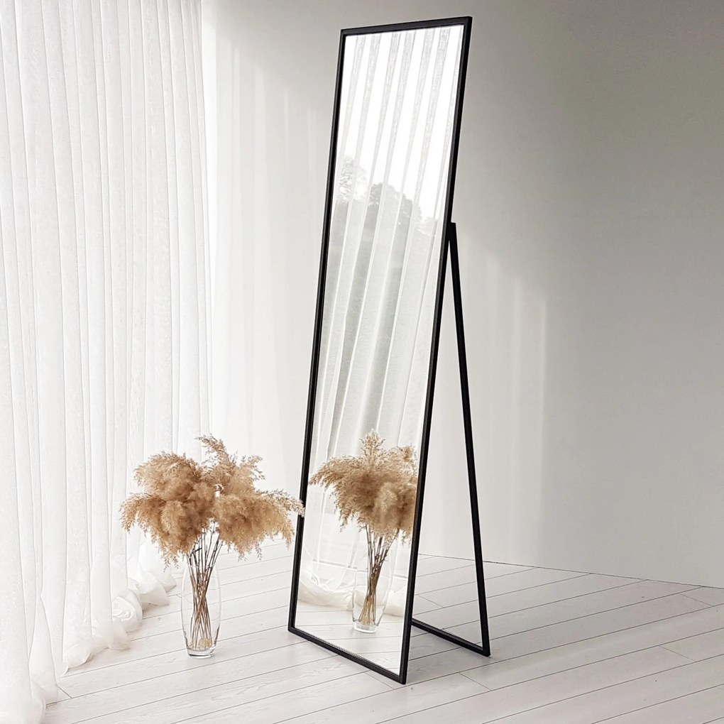 Espelho Cheval Cool – Preto – 50x170x60 cm