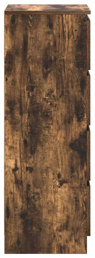 Aparador 37,5x35x99 cm derivados de madeira cor carvalho fumado