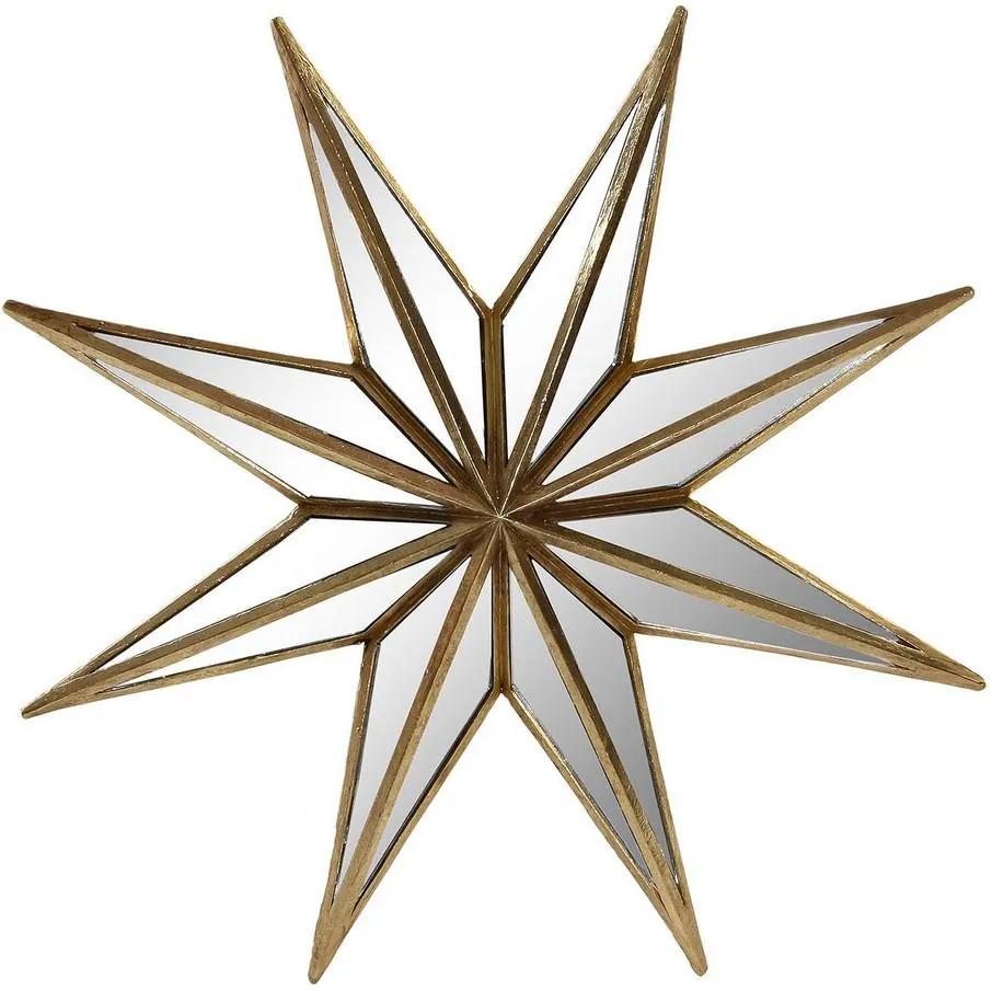 Figura Decorativa DKD Home Decor Estrela Resina Espelho (36 x 5 x 36 cm)