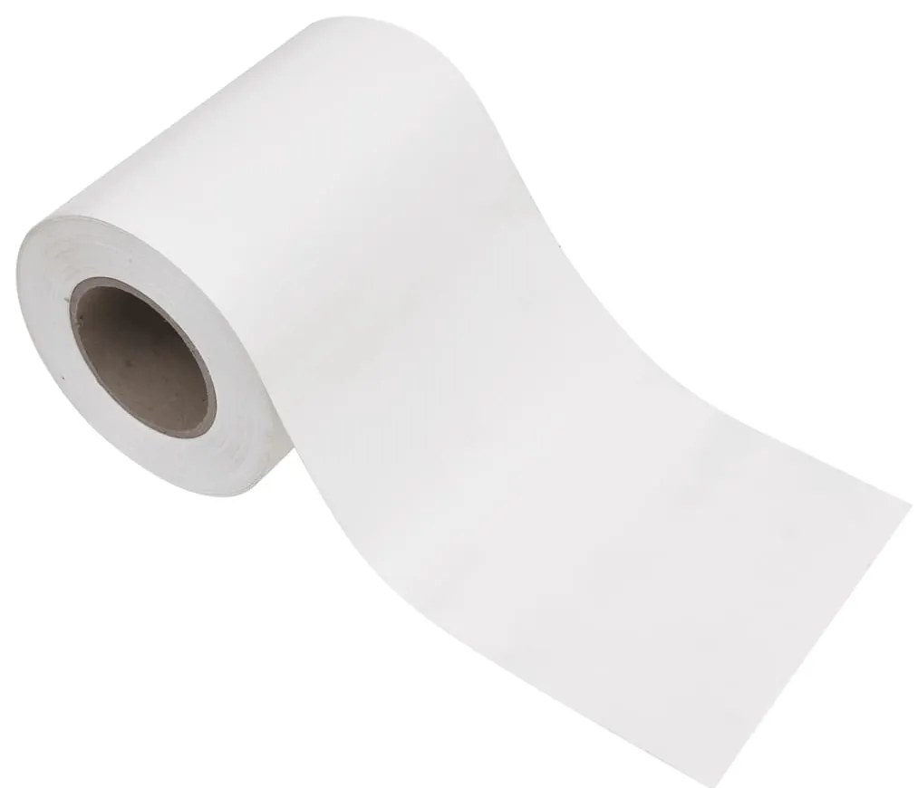 4 pcs painéis de privacidade para jardim 35x0,19 m PVC branco