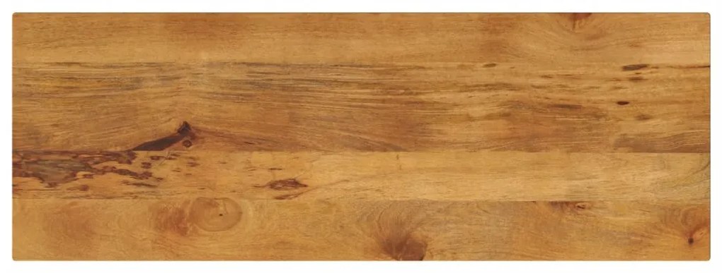 vidaXL Tampo de mesa retangular 160x50x3,8 cm mangueira maciça