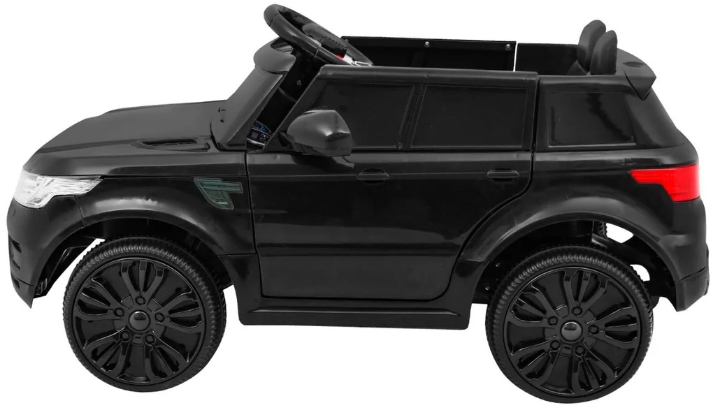 Carro elétrico para Crianças Start Run, 12V Rodas e assento plástico Preto