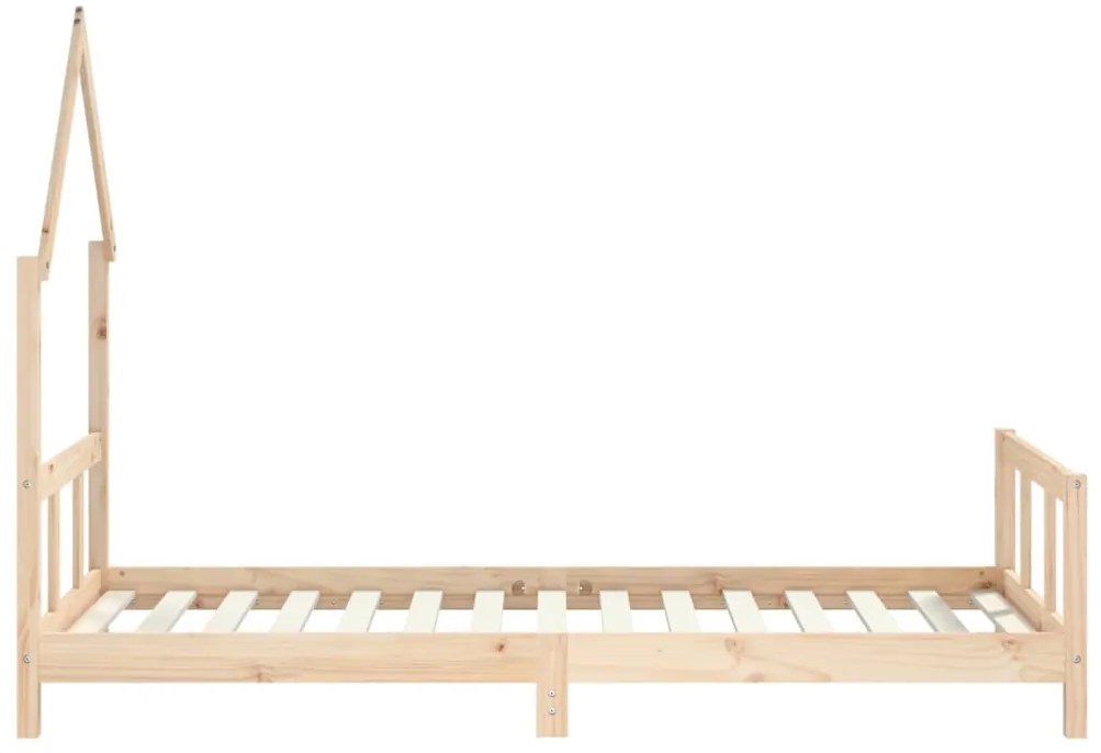 Estrutura de cama infantil 90x190 cm madeira de pinho maciça