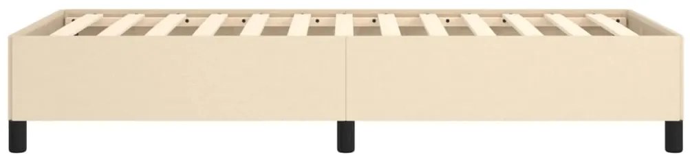 Estrutura de cama sem colchão 80x200 cm creme