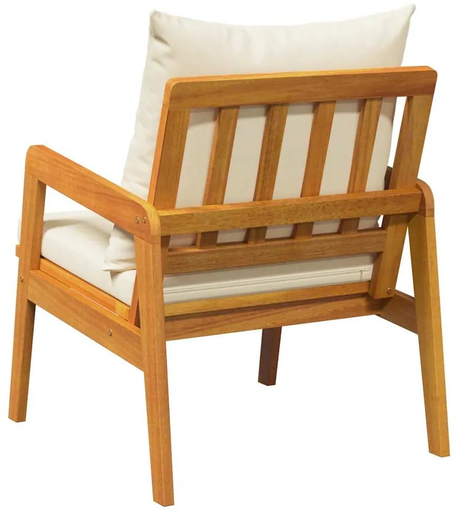 Cadeiras de Jardim 2 pcs 59.5x65x71.5 cm Madeira Sólida de Acácia