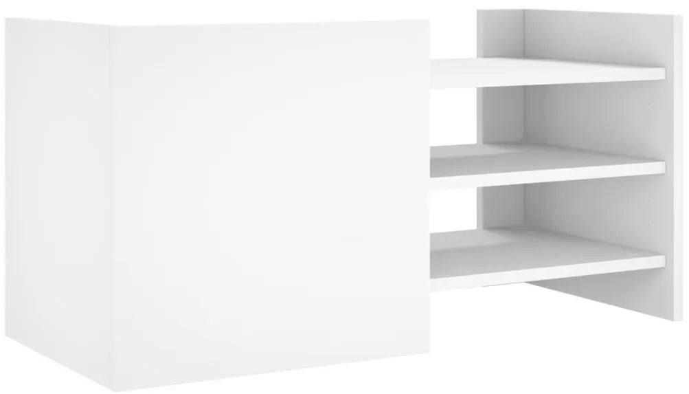 Móvel de TV 80x35x40 cm derivados de madeira branco