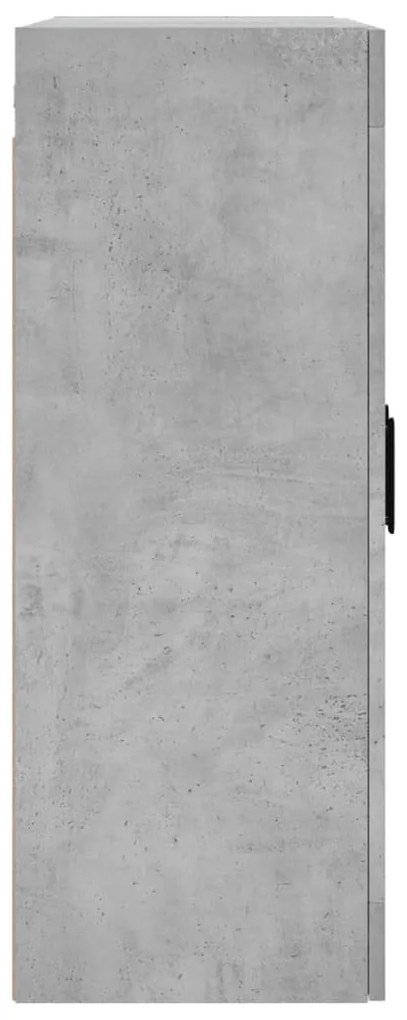 Armário de parede 69,5x34x90 cm cinzento cimento