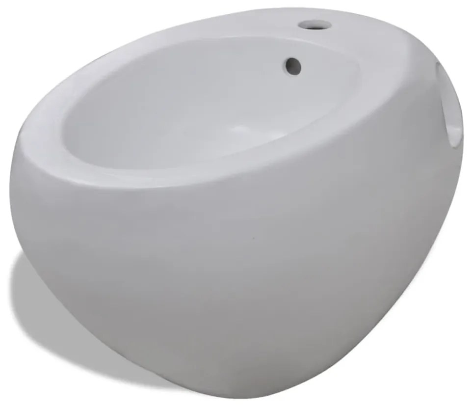 Bidé para pendurar na parede cerâmica branco